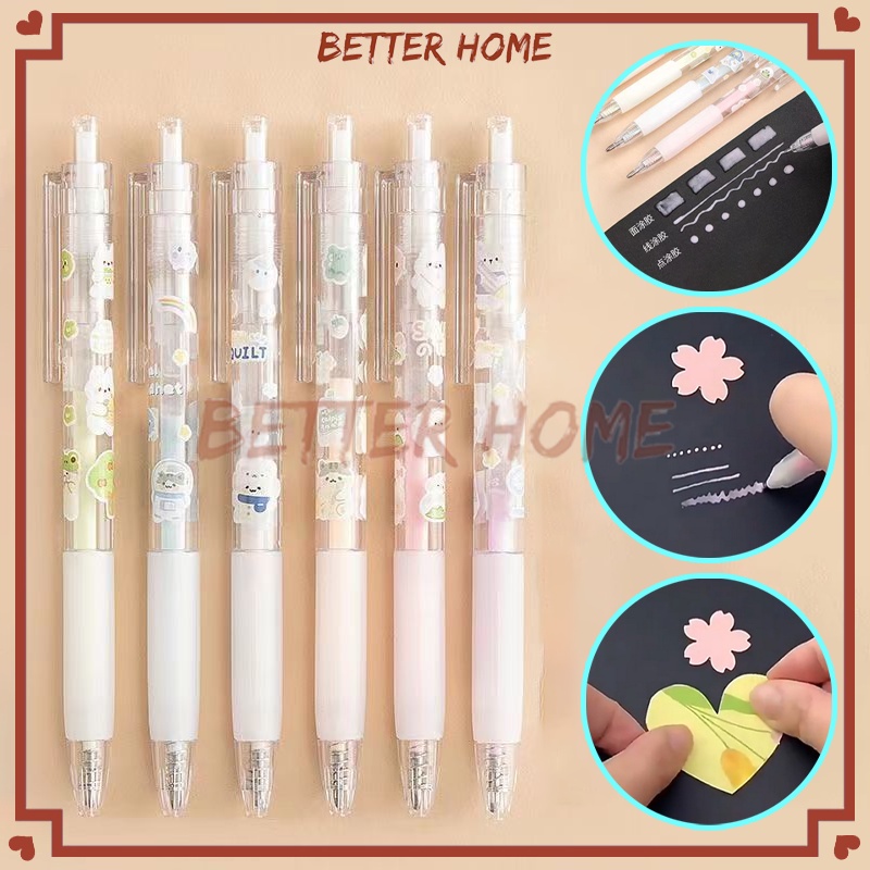 

Pulpen Pena Lem Cair/Glue Pen/Pena Lem Pulpen Mekanik Ballpoint Motif Kartun