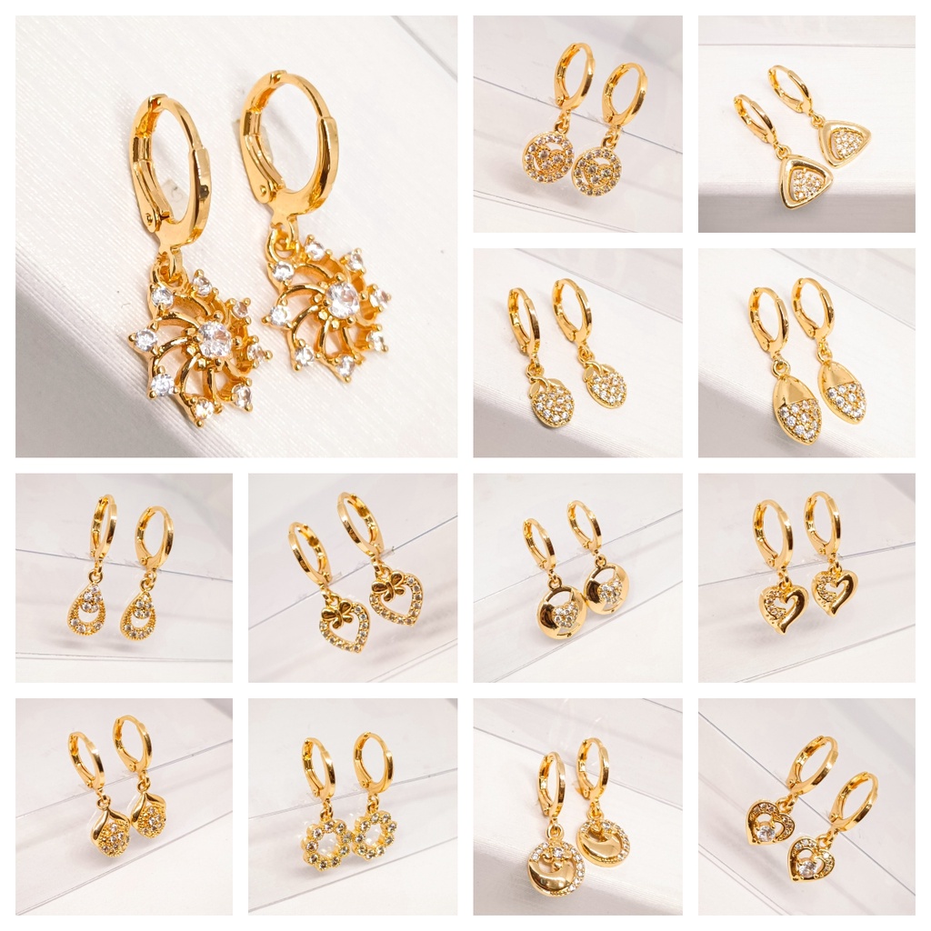 COD Anting Titanium Anti Karat Korea Tusuk Anting Korea Stainless Wanita Grosir earrings