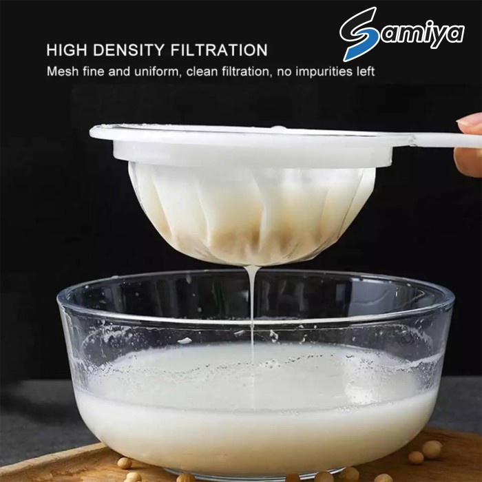 

Anand nylon filter strainer soy milk coffee / saringan susu kacang kedelai - 100mesh