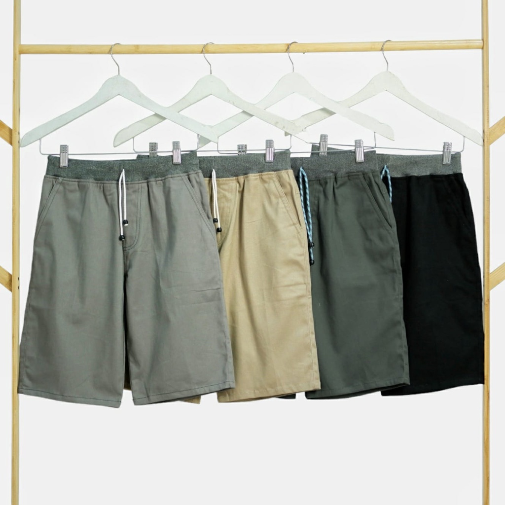 Celana Pendek Chinos Katun Anak Tanggung Remaja Laki Laki Cowok