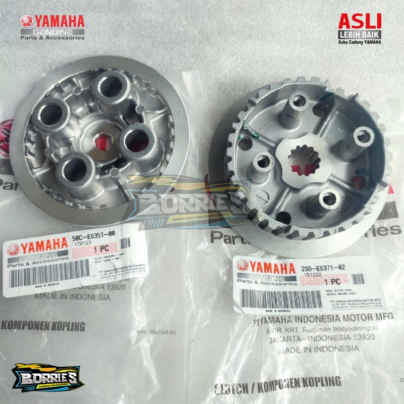 RUMAH KOPLING SET KAKI 4 LAWAN 4 NEW VIXION NVL JUPITER MX NEW ASLI ORIGINAL YAMAHA