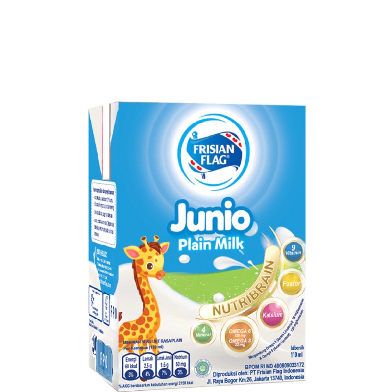 Frisian Flag Junior Susu UHT Plain 110 mL x 6