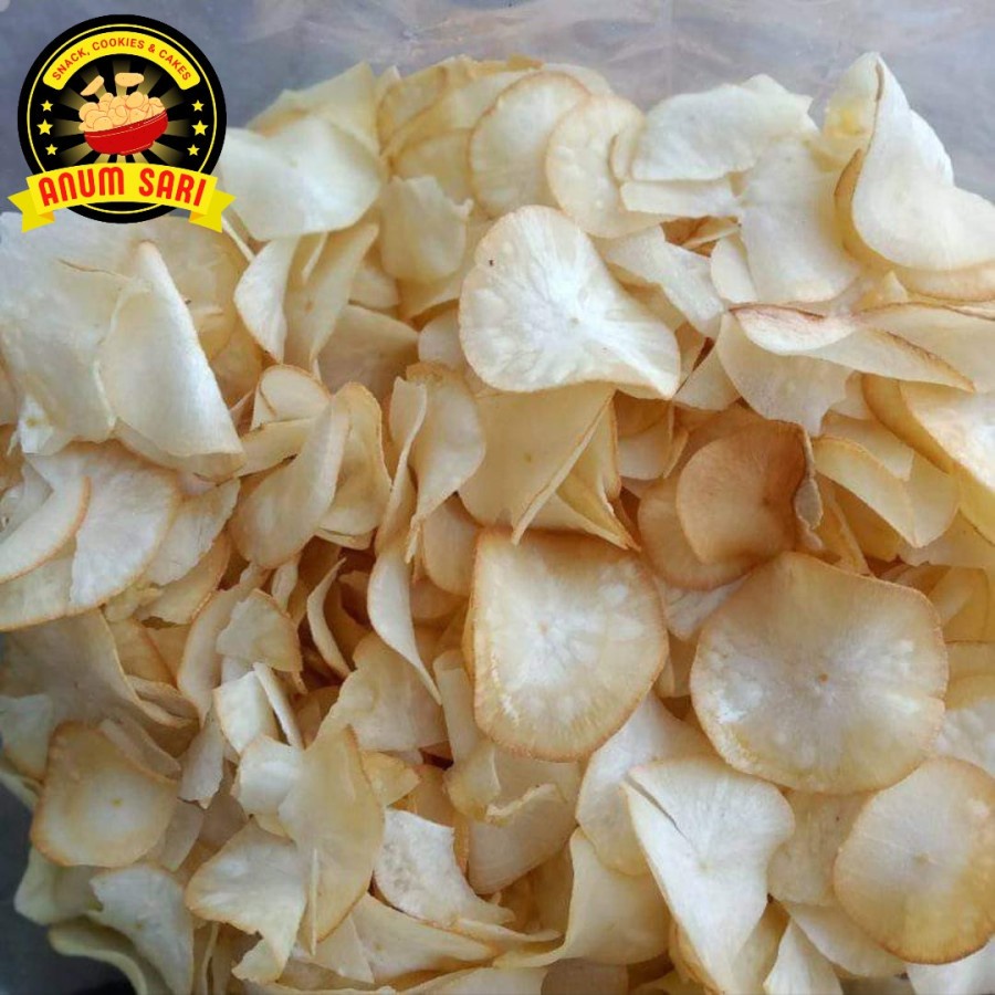 

1 Kg Keripik Singkong Asin Gurih Pak Tani - Anum Sari
