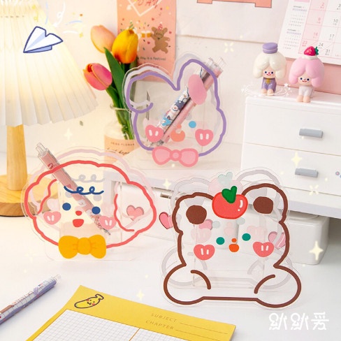 

Tempat Pensil Acrylic Pencil Stand Kawaii Cute Motif 921-83