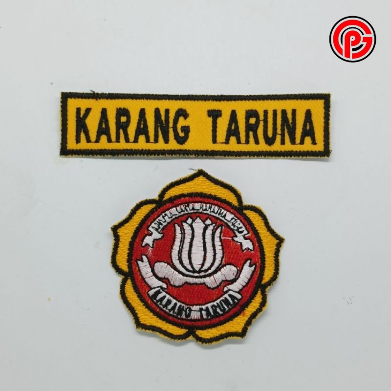 Best Seller Logo Bordir Karang Taruna / Bedge / Bet / Emblem / Patch / Atribut Karang Taruna / Custo