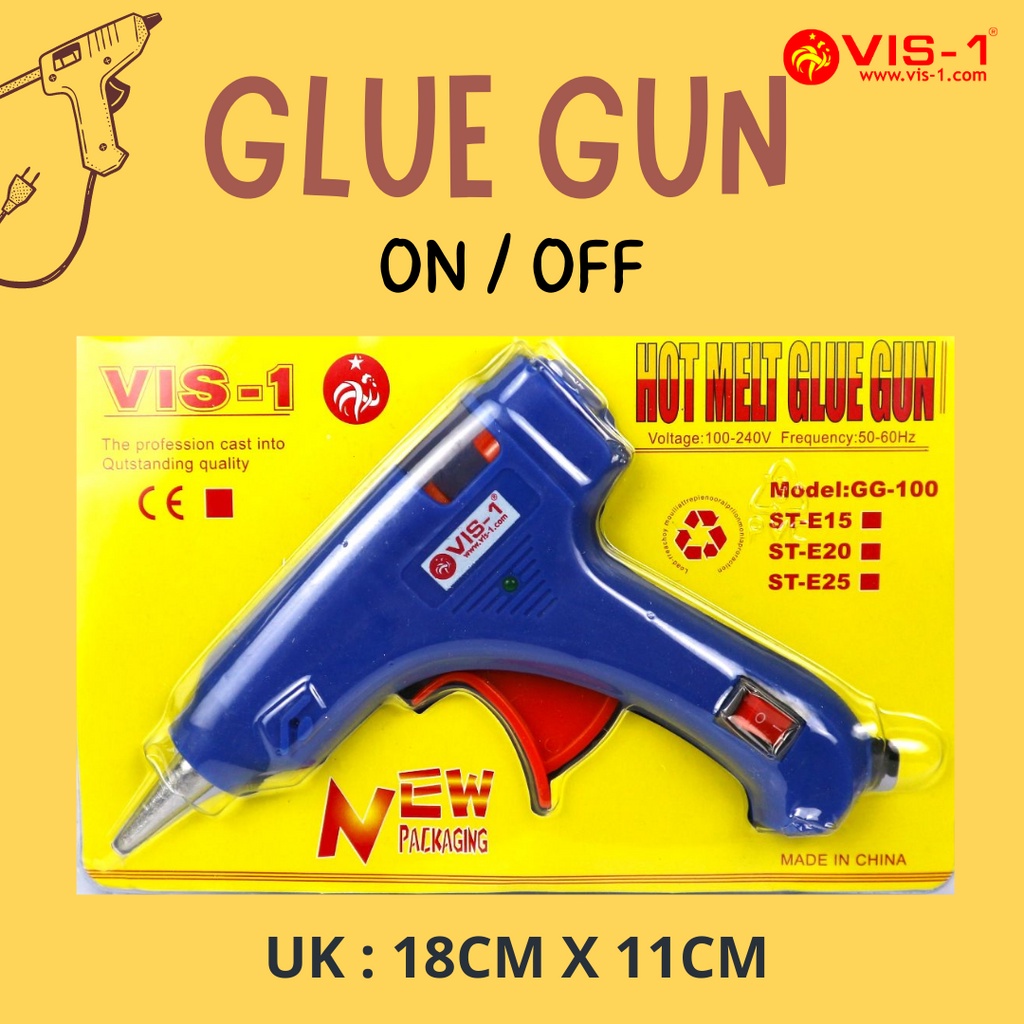 

Vis-1 Glue Gun / Lem Tembak Model On/Off - GG-100