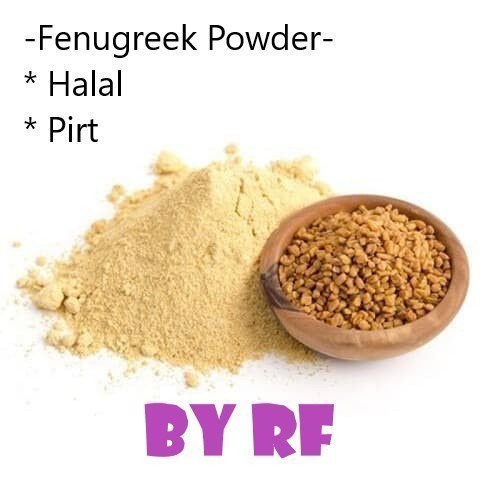 

BISA COD - FENUGREEK POWDER 50 GR/ Biji Klabet BUBUK / Methi POWDER 50 GR
