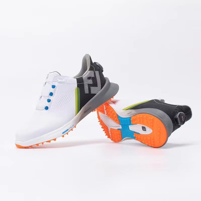 Sepatu Golf pria fj fuel Golf shoes boa lis green