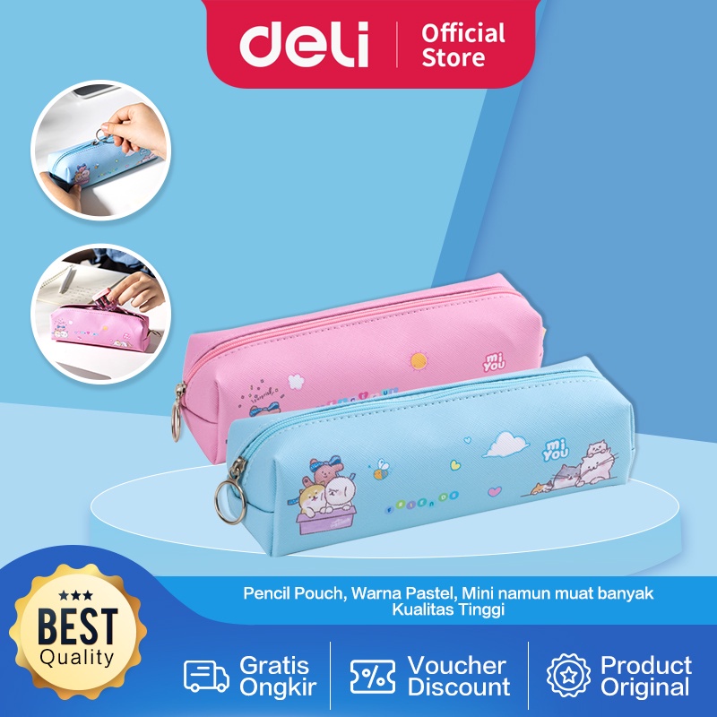 

Deli Tempat Pensil / Pencil Pouch Kain 20cm - EH902