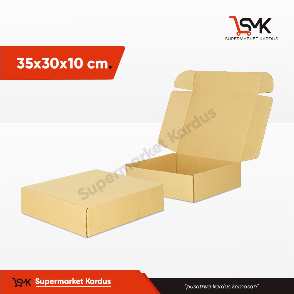 

Box 35x30x10 cm (PTB) box/kardus/Karton/Paking/Hampers/gift/tinggi10