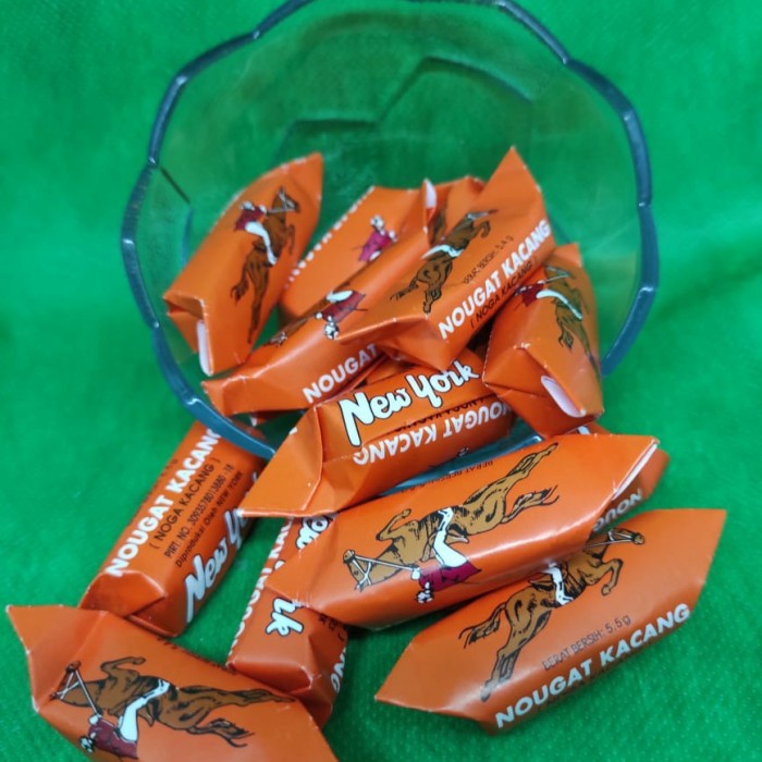 

[TERLARIS] Permen Nougat kacang New York 250gram