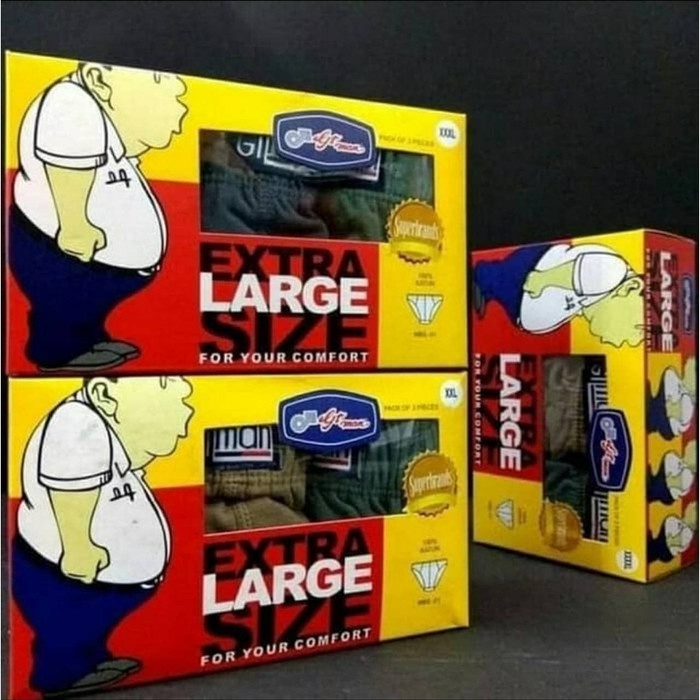 CELANA DALAM PRIA JUMBO GT-MAN  - Big Size MBS - XXL-XXXXL