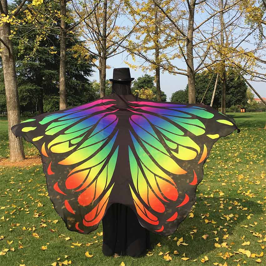 WAGOMU - Udlia Sayap Kupu-Kupu Dewasa Kostum Sayap Dewasa