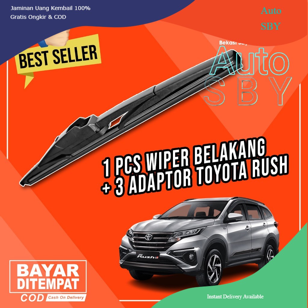 Wiper Belakang Mobil Toyota All New Rush 2017 - 2022 - Back Rear Car Wiper Universal AutoSBY