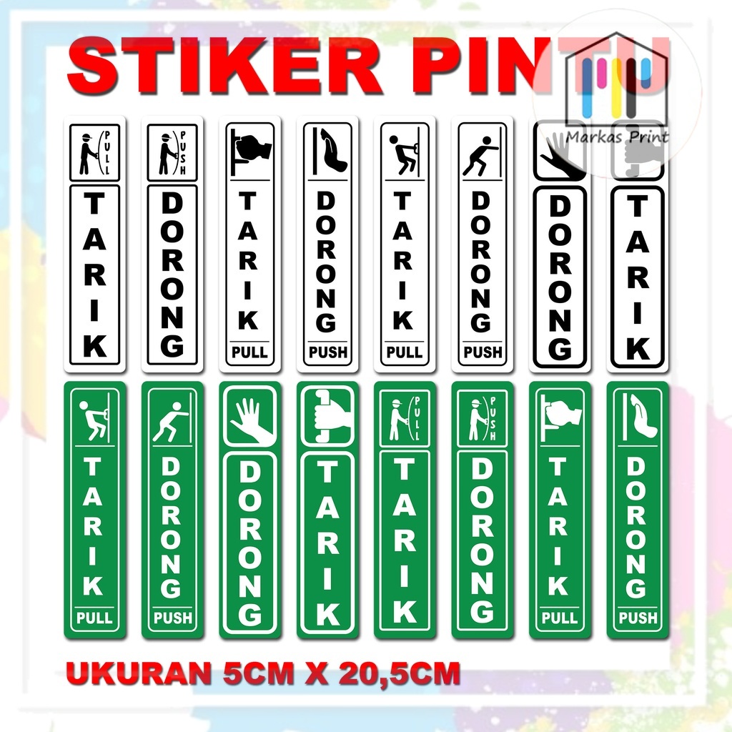 

Stiker pintu | Stiker Petunjuk Buka Pintu | Stiker Dorong Tarik | Stiker Pull Push | Stiker Buka Pintu