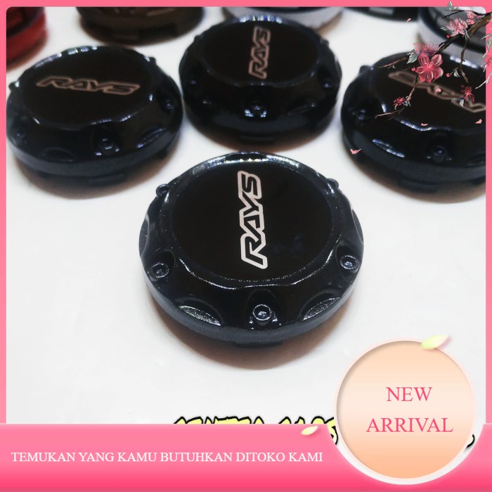 TUTUP DOP VELG RAYS TE37 SL - Hitam
