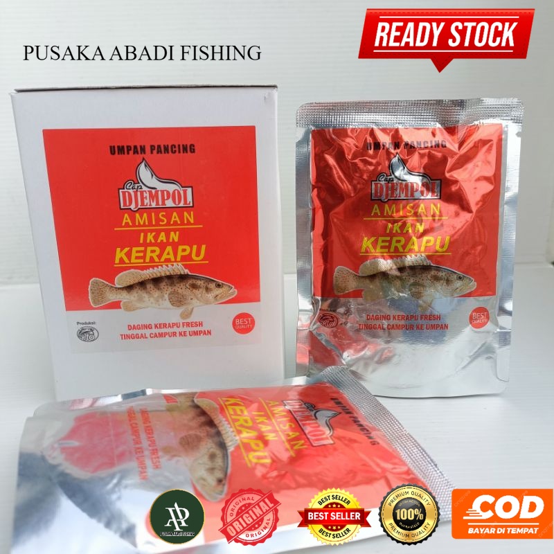 Amisan Djempol Kerapu - Umpan pancing pelangi kerapu - Djempol Kerapu - Pelangi Kerapu