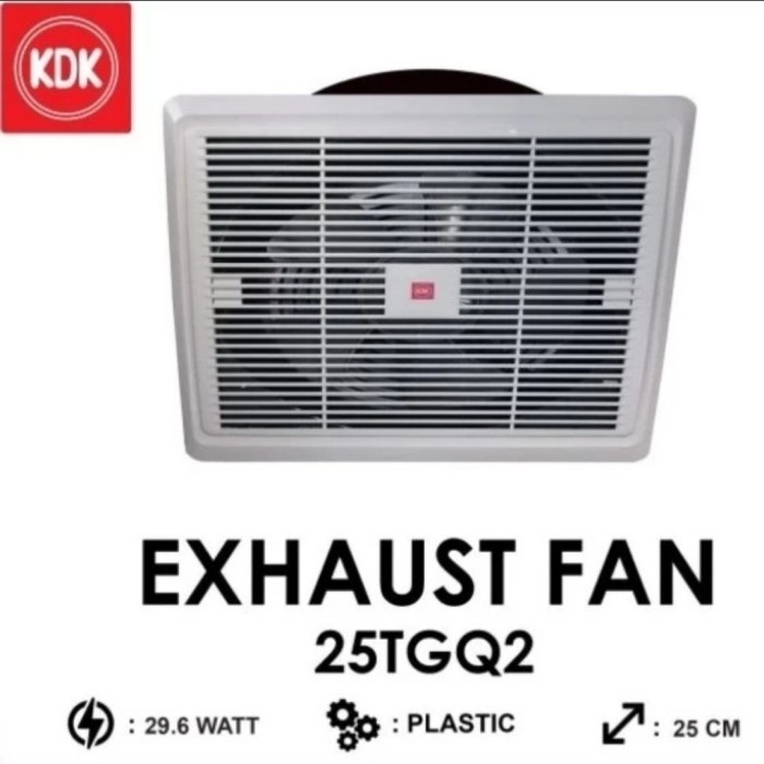 Exhaust Fan KDK 25 TGQ 10 Inch 25TGQ 10Inch Eksos Ceiling Plafon hexso