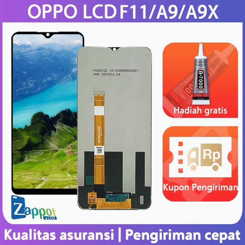 ORI Lcd Touchscreen Oppo F11/A9/A9X Original Fullset layar hp asli Digitizer Resolusi Tinggi