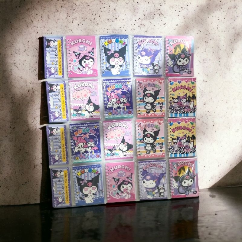

TOKO DAY ONE (40LBR) 4PCS RING BOOK A7 MOTIF KUROMI / BUKU TULIS KUROMI A7 4PCS