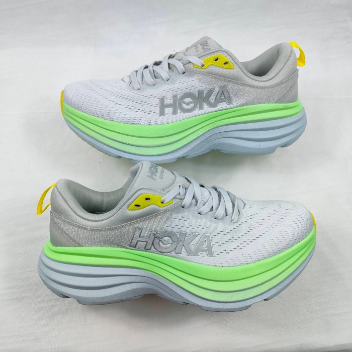 HOKA ONE ONE BONDI 8 GREY GREEN