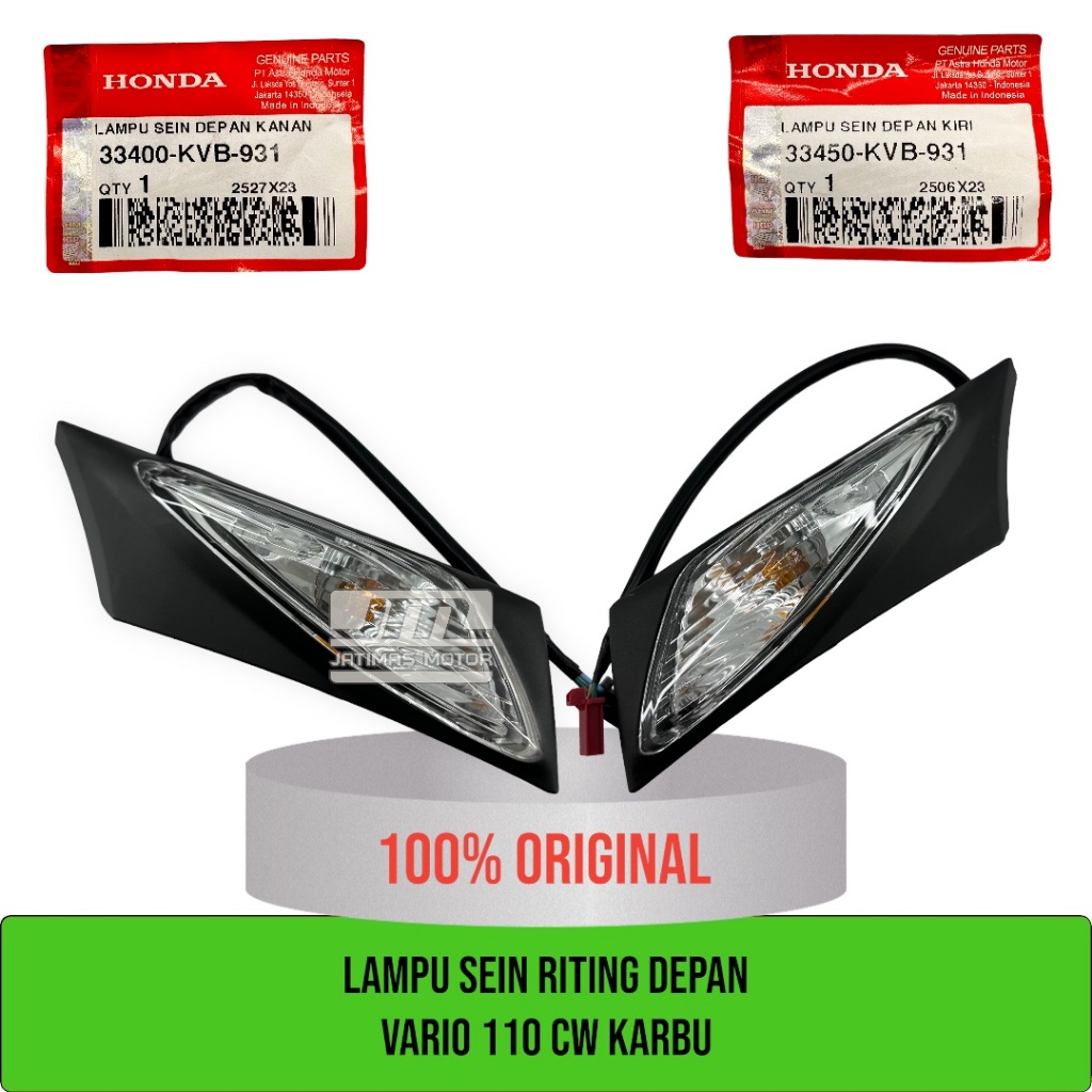 Lampu sein riting depan vario 110 cw karbu 33400-KVB-931 33450-KVB-931