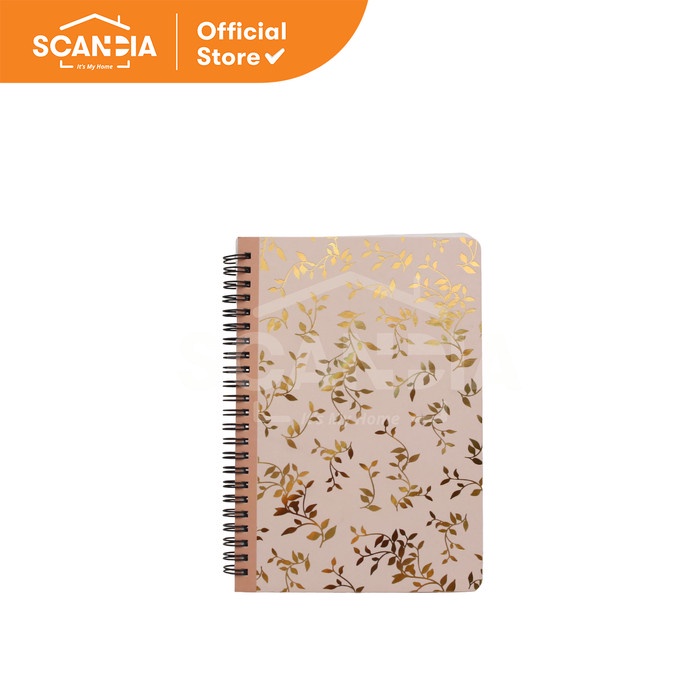 

SCANDIA Buku Catatan Notebook Spiral Floral A5 Daisy (SP0410)