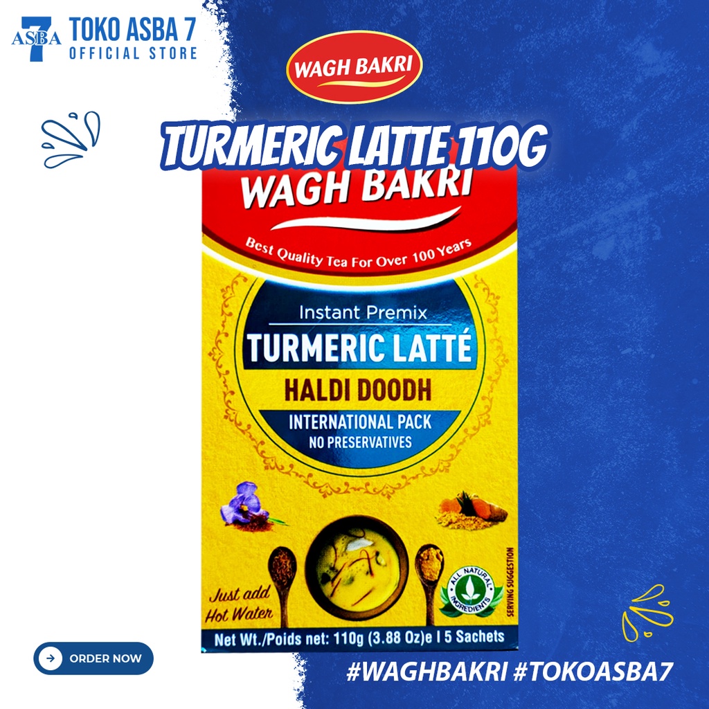 

WAGH BAKRI TURMERIC LATTE 110G