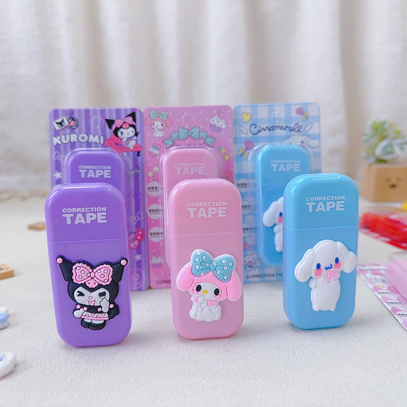 

(shopping) correction tape sanrio Tipex Roll murah tip-ex kertas fancy tipe-x karakter sanrio lucu