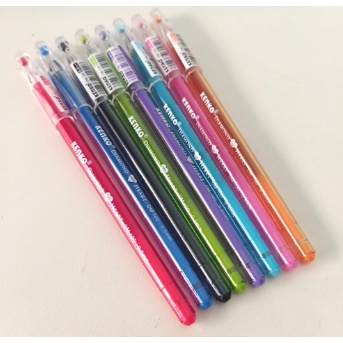 

COLOR GEL PEN DIAMOND HEART KENKO DM-100S8 | 8 WARNA 0.5 MM