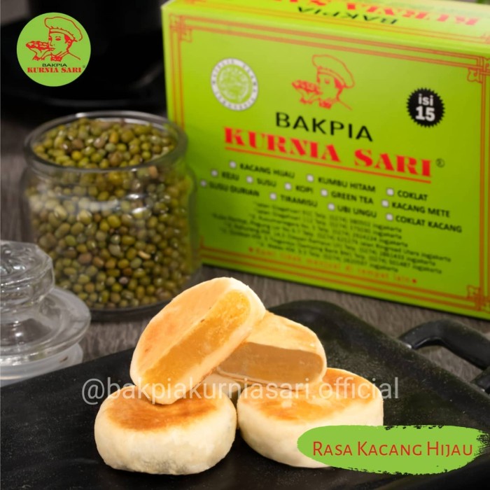 

Bakpia Kurnia Sari Kacang Hijau Isi 15 - Bakpia Jogja Kurniasari