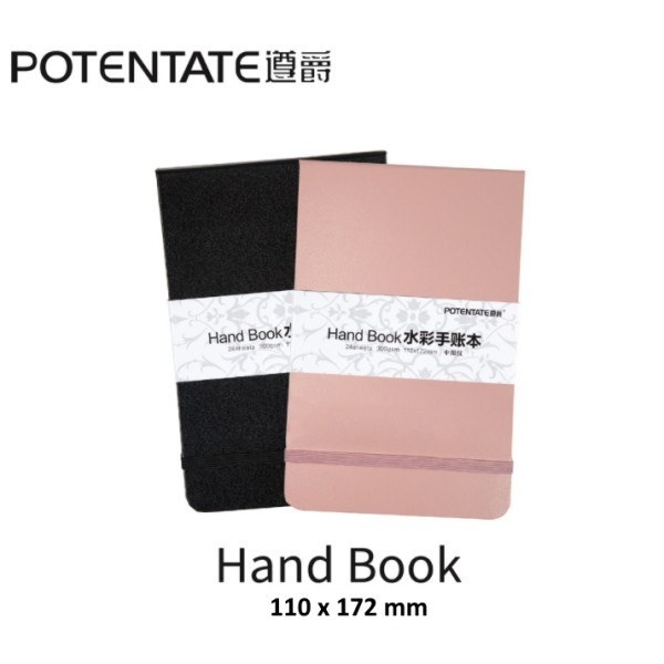 

Potentate Watercolor Hand Book 110x172mm 300 gsm 24 Lembar Buku Sketsa Cat Air