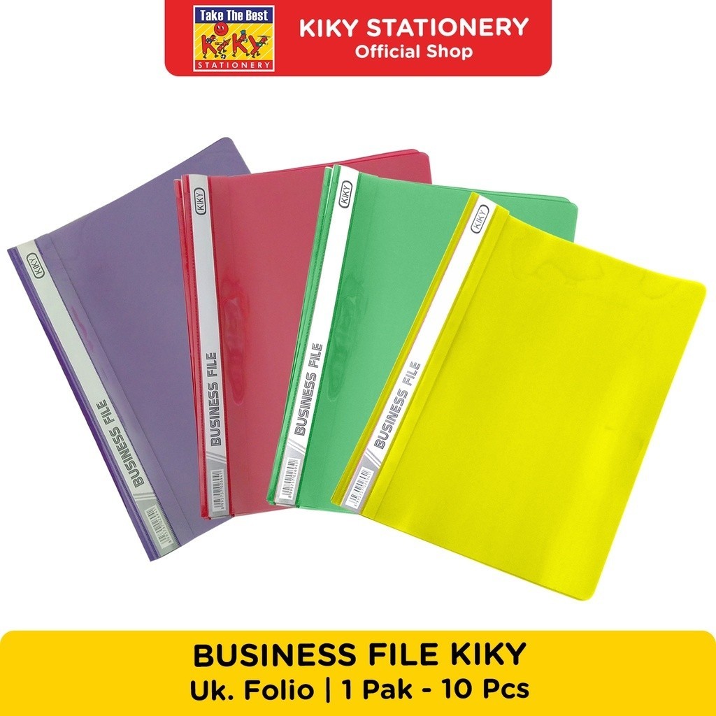 

Business File / Bisnis File Kiky Folio Plastikn Warna