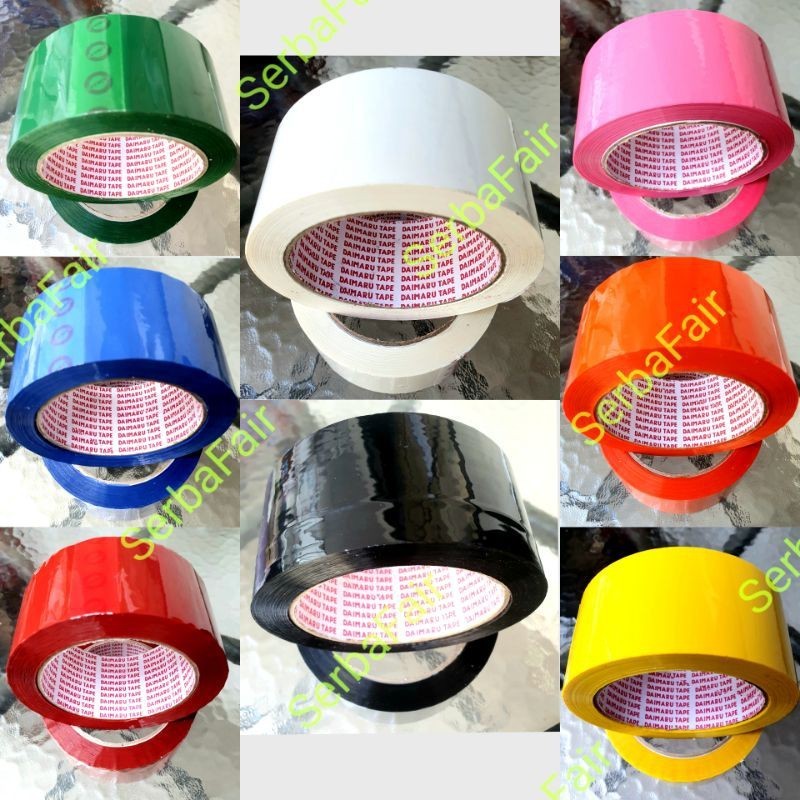 

Lakban Warna Daimaru 2Inch(48mm) x 90 Yard ALL VARIANT