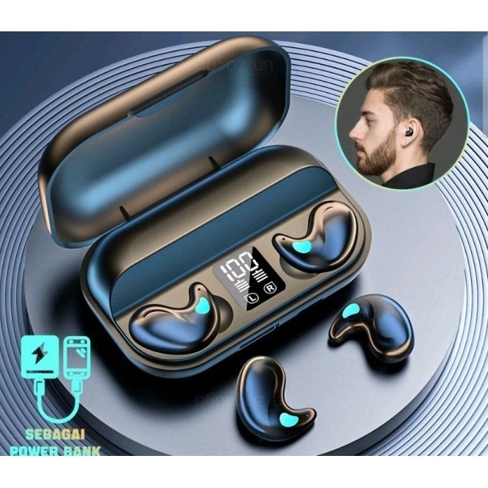 Jerman Invisible Sleep Wireless Earphone-Kualitas Suara HIFI TPB