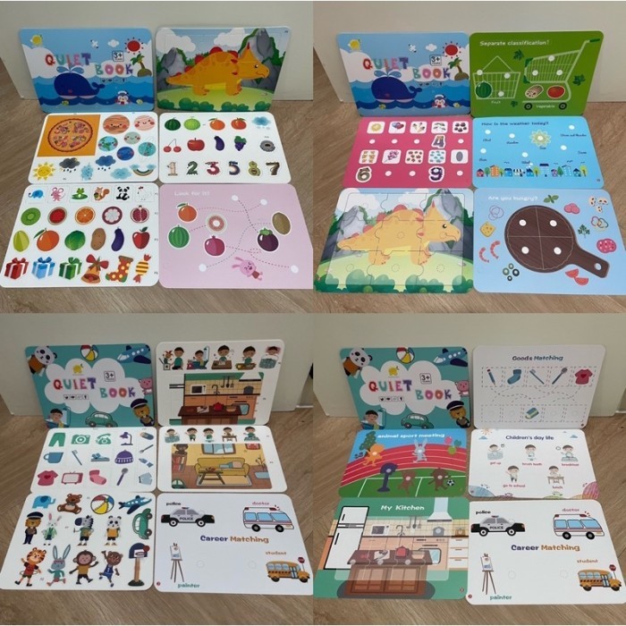 Lilbil Busy Book Buku Edukasi Anak Buku Sticker - Plane