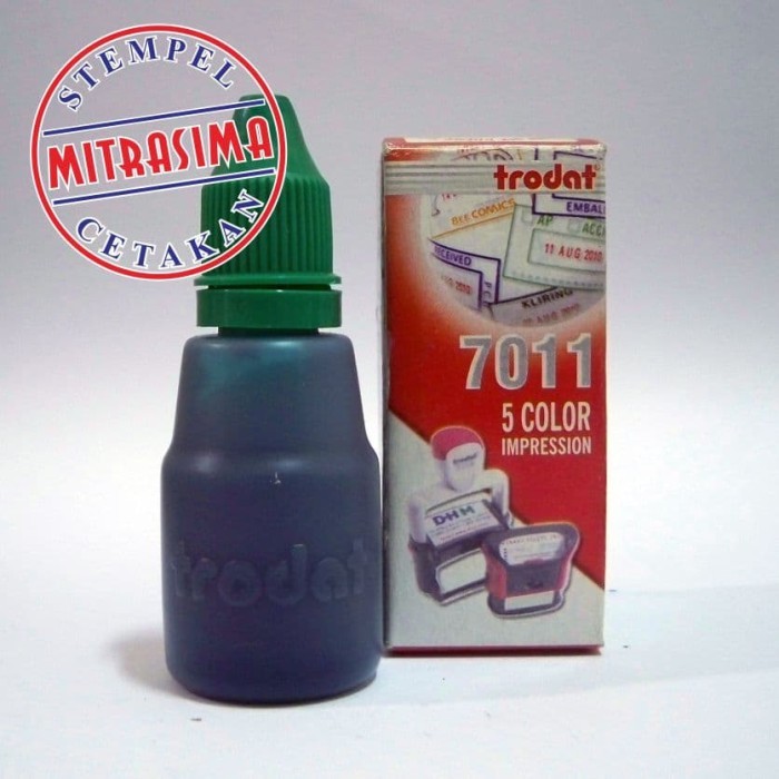 

Tinta Trodat 7011 warna Hijau