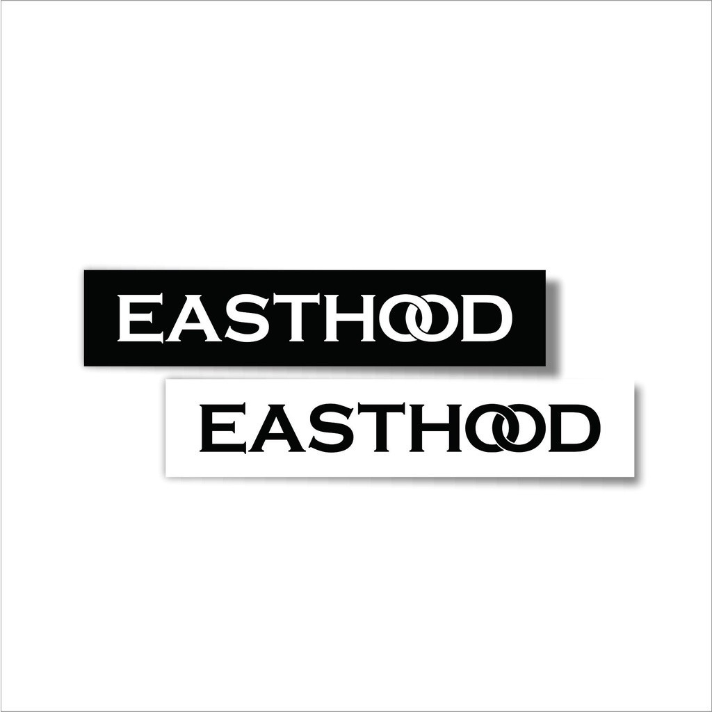 

Stiker brand stiker distro Easthood bahan graftac anti air