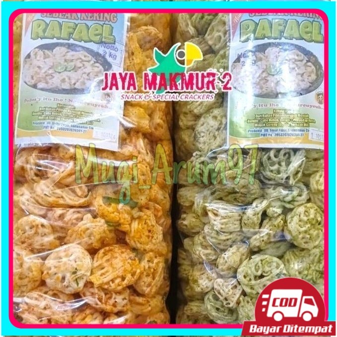 

1kg seblak kering RAFAEL mawar pedas daun jeruk