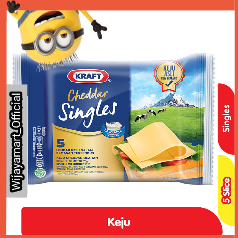 

Kraft Keju Tinggi Kalsium Lembaran 5 s