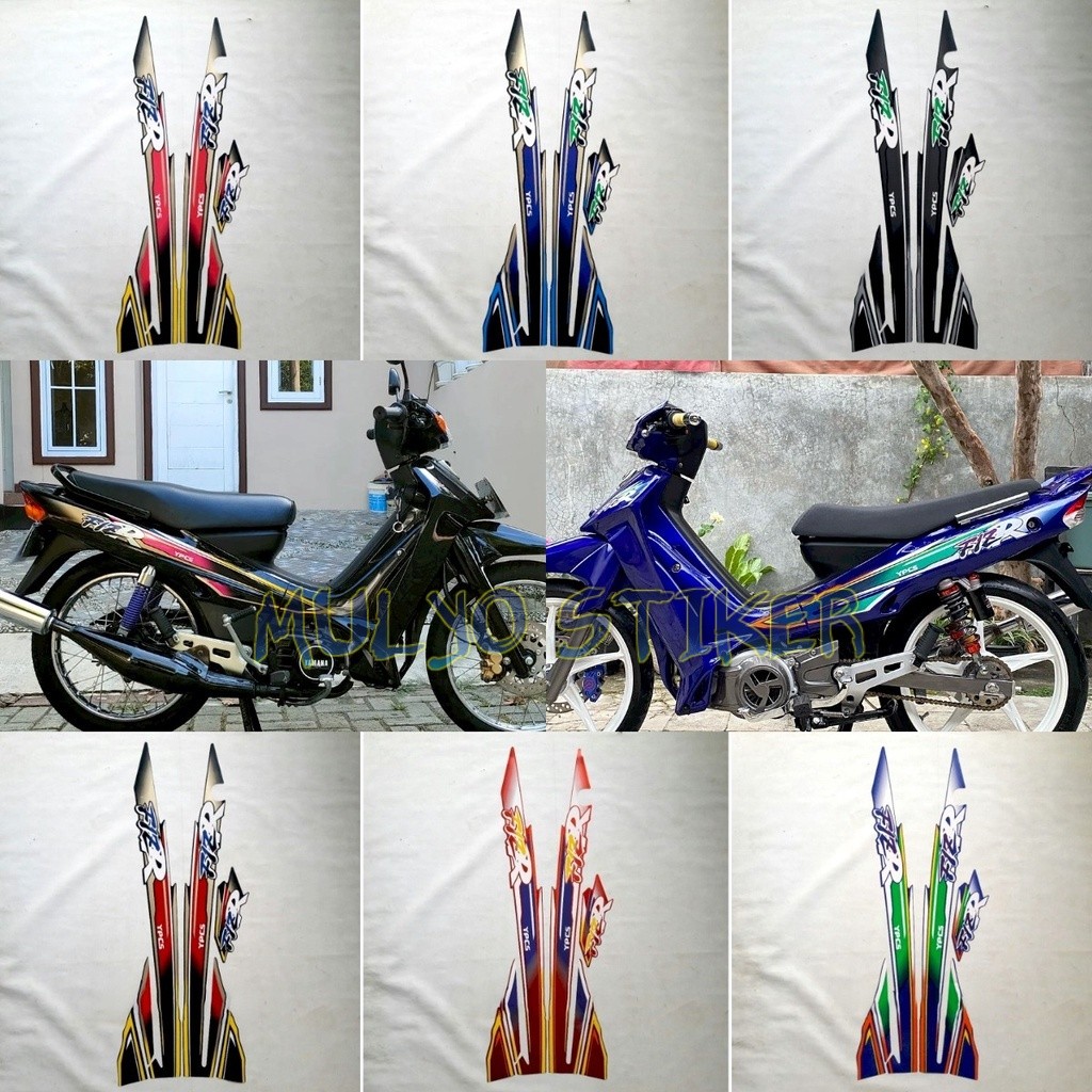 STRIPING STICKER LIS LES POLET Yamaha F1ZR FIZR fis r fiz r f1 zr 1997 Non Kopling FULLSET striping 