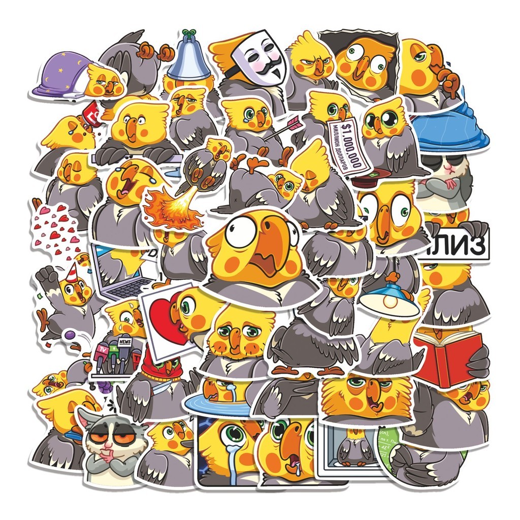 

COD 50 Pcs Stiker Butt Lucu Anti Air Untuk Dekorasi Notebook Sepeda Skateboard Handphone