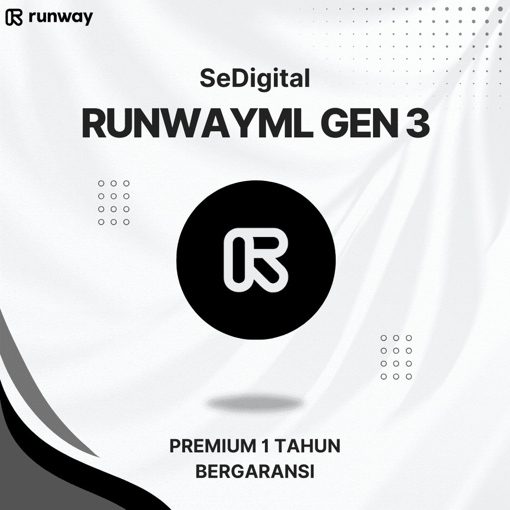 Runwayml Gen 3 Unlimited 1 Tahun Resmi