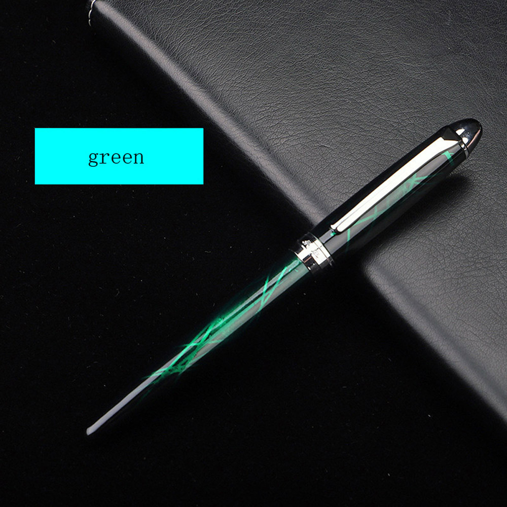 

High Quality Brand Fashion Color Gradient F Nib BLUE Green Aurora Fountain Pen Stationery Office School Supplies Ink Pen