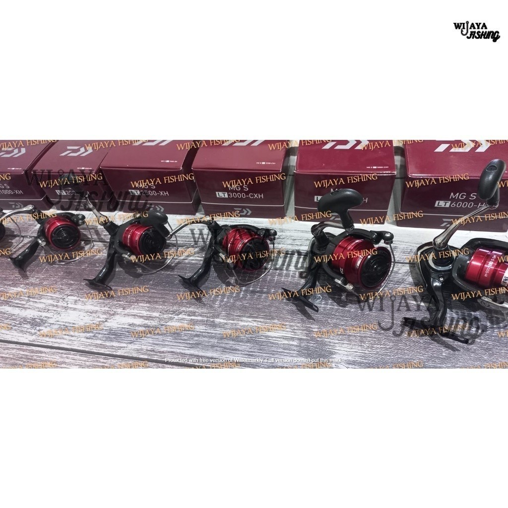 Reel DAIWA MG S LT Spinning Salt Water Ukuran 1000 sd 6000 Long Cast Anti Reverse Aluminium spool