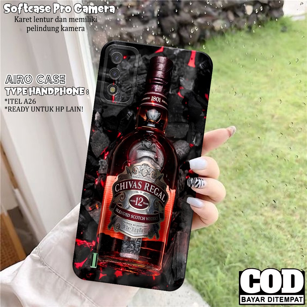 Case ITEL A26 - Softcase ITEL A26 - Fashion Case MINUMAN - Casing ITEL A26 - Softcase Pro Camera - T