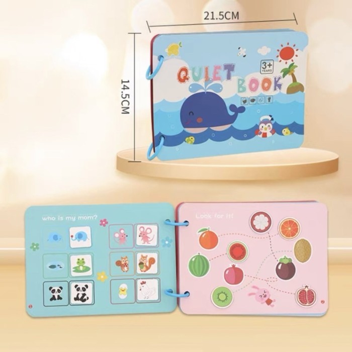 Lilbil Busy Book Buku Edukasi Anak Buku Sticker - Plane