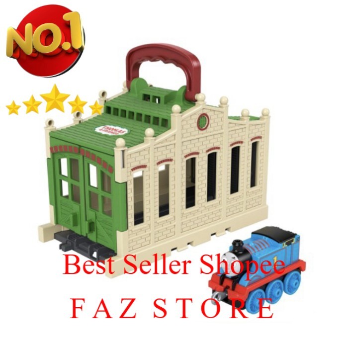 Toy Thomas and Friends Push Along  Connect and Go Thomas Shed FAZ Store