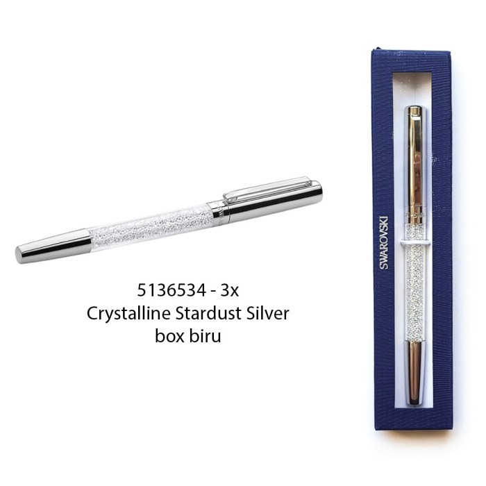 

Swarovski Crystalline Classic Bolpen Pen - Stardust Silver