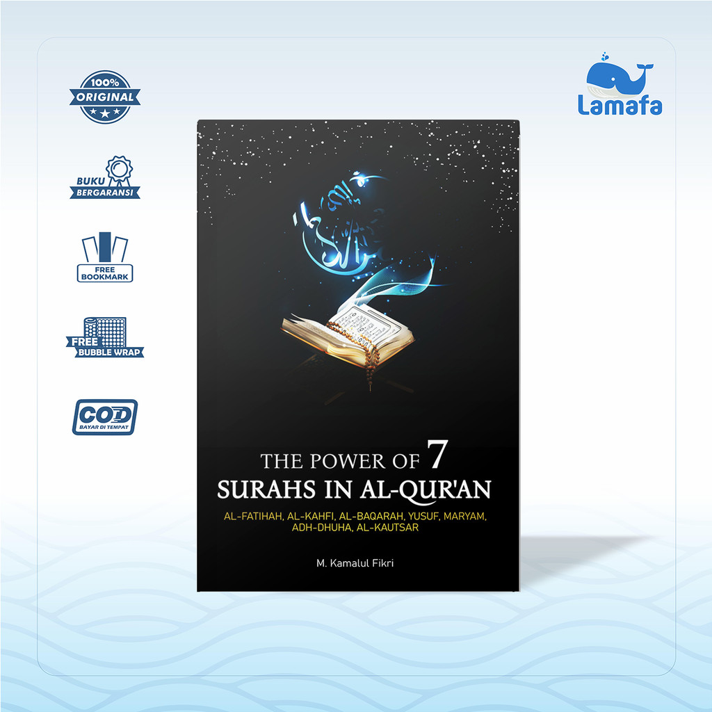 Buku The Power Of 7 Surahs In Al-Quran, Al-Fatihah, Al-Kahfi, Al-Baqarah, Yusuf, Maryam, Adh-Dhuha, 
